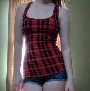 Plaid Tank Top